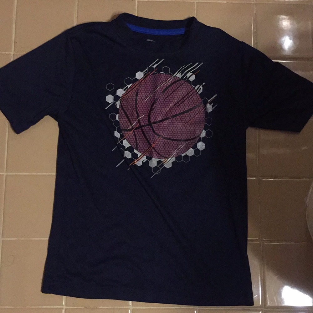 Short sleeve basketball fit wear sweat shirt
